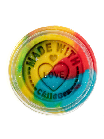 ChildGen, Naturalna ciastolina w słoiczkach - zestaw TRIO: MARBLE