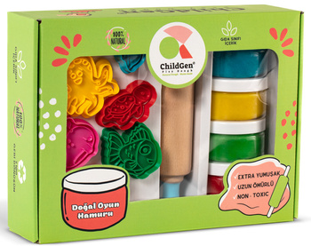 ChildGen Natural Playdough - SPACE Set