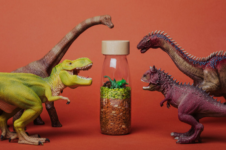 Petit Boum, Butelka obserwacyjna - dinozaury JURASSIC