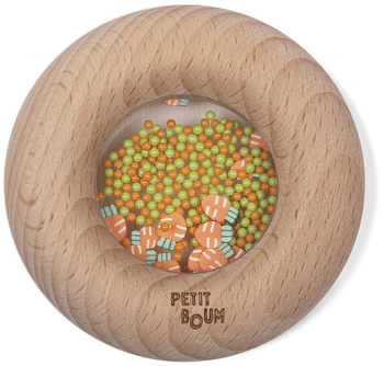 Petit Boum, Sensory Rattle, Carrots